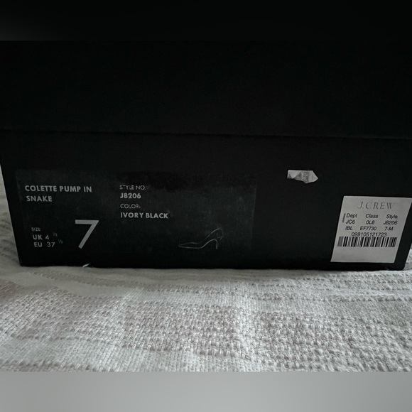 JCrew colette Pump in Snake 7US New - Picture 6 of 7